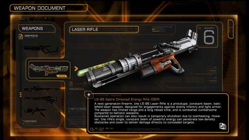 LS-66 Sabre Direct Energy Rifle