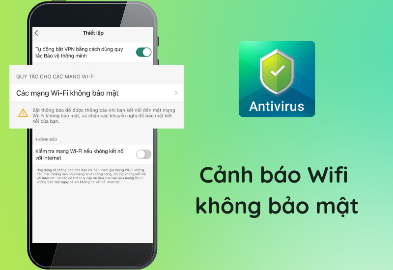 Cảnh báo mạng Wifi không bảo mật