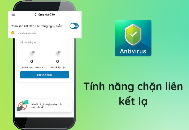 Ngăn chặn truy cập các trang web lừa đảo