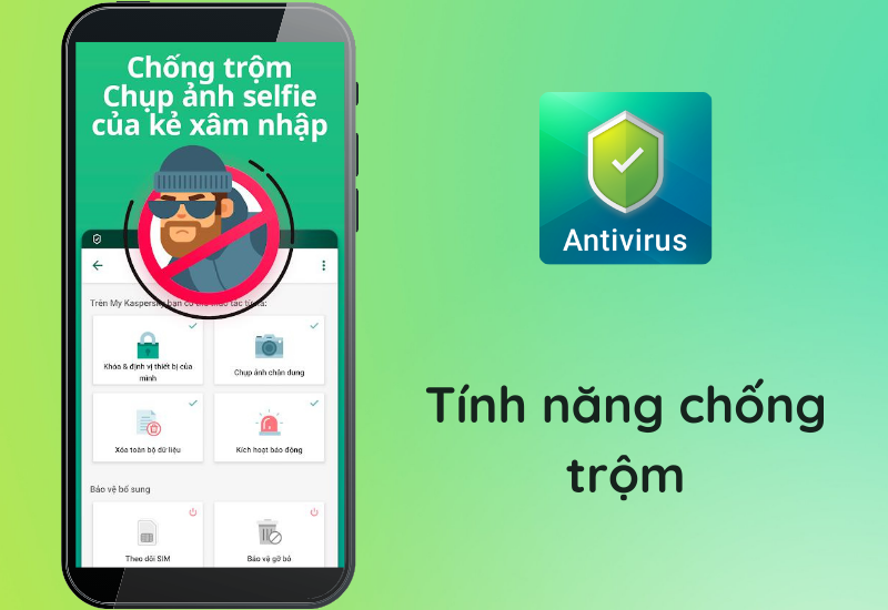 Tính năng chống mất cắp điện thoại