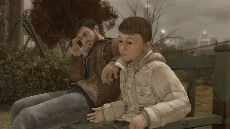 Ethan c&ugrave;ng con trai