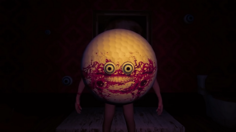 Mr.Golfy với tạo h&igrave;nh qu&aacute;i dị, gh&ecirc; rợn