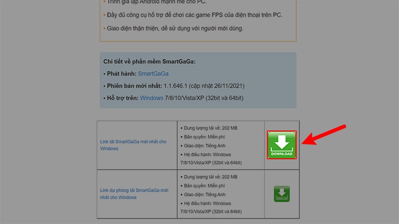 Tải phần mềm SmartGaGa ở ph&iacute;a tr&ecirc;n về m&aacute;y