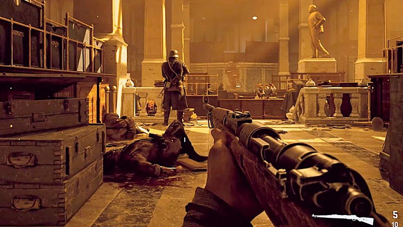 Tấn c&ocirc;ng địch từ ph&iacute;a sau