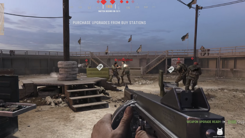 Chế độ Multiplayers chia ra 2 phe m&agrave;u đỏ v&agrave; xanh