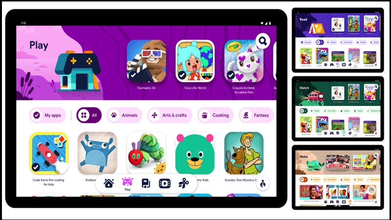 Th&ocirc;ng tin ứng dụng Google Kids Space