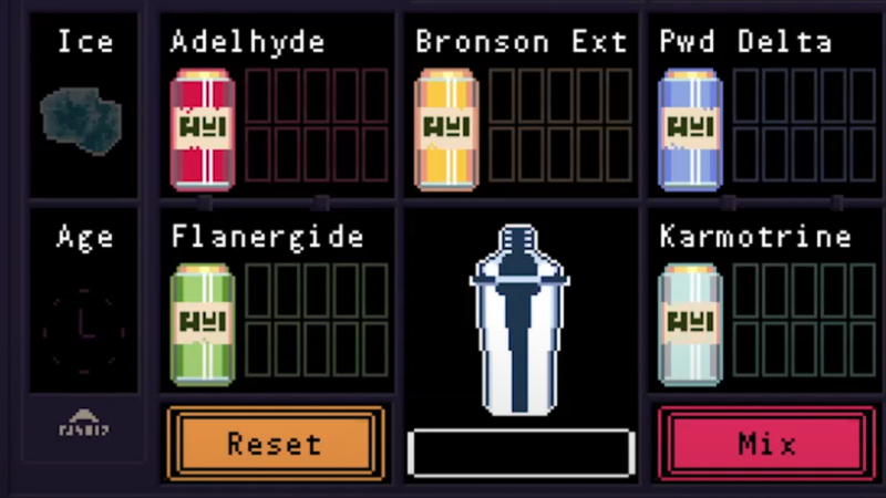 Tất cả nguy&ecirc;n liệu để pha chế