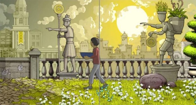 Cậu b&eacute; nh&acirc;n vật ch&iacute;nh của tr&ograve; chơi