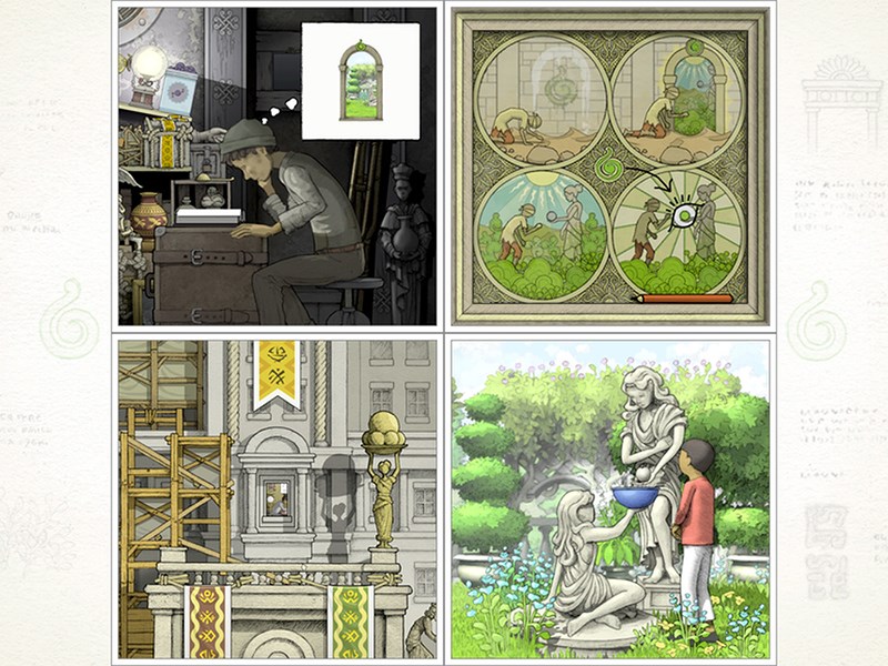 Nhiệm vụ l&agrave; di chuyển, ph&oacute;ng to thu nhỏ c&aacute;c bức tranh trong &ocirc; vu&ocirc;ng