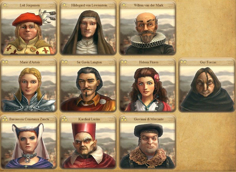 Một số nh&acirc;n vật trong game