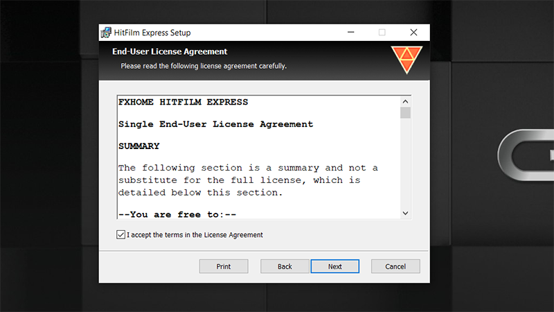 T&iacute;ch v&agrave;o I accept the terms in the License Agreement > Nhấn Next để tiếp tục