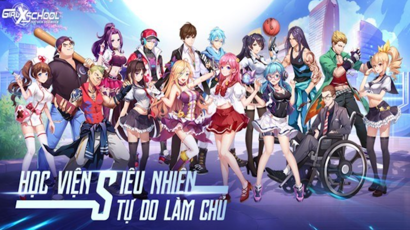 Tựa game Girl X School