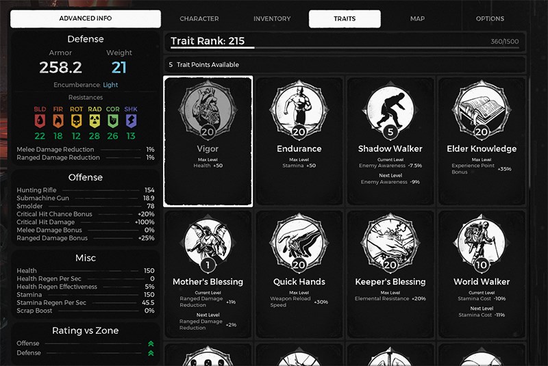 Hệ thống kỹ năng cực kỳ đa dạng Hệ thống kỹ năng cực kỳ đa dạng