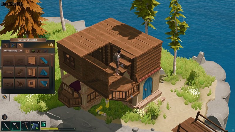 Lối chơi kết hợp giữa x&acirc;y dựng, chiến đấu v&agrave; kh&aacute;m ph&aacute; ly k&igrave;