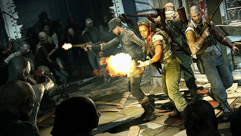 C&ugrave;ng đồng đội chiến đấu với bọn th&acirc;y ma