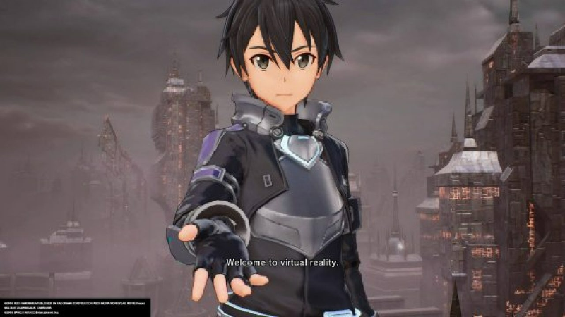 Vào vai Kirito trong Kirito Mode. Vào vai Kirito trong Kirito Mode.