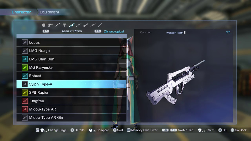 Bảng chọn vũ khí cho nhân vật rất đa dạng. Bảng chọn vũ khí cho nhân vật rất đa dạng.