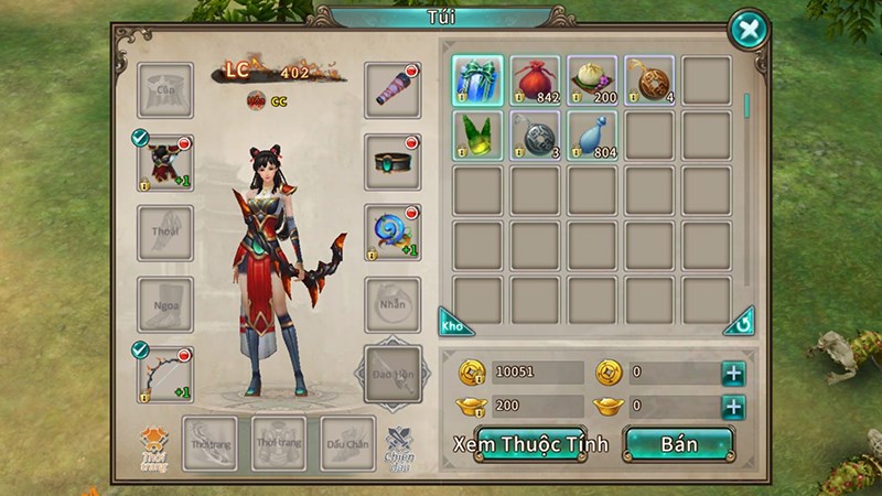 Một số trang bị