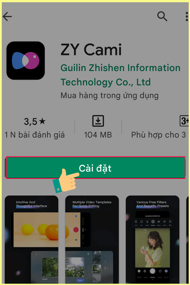 tt ZY Cami dành cho Android