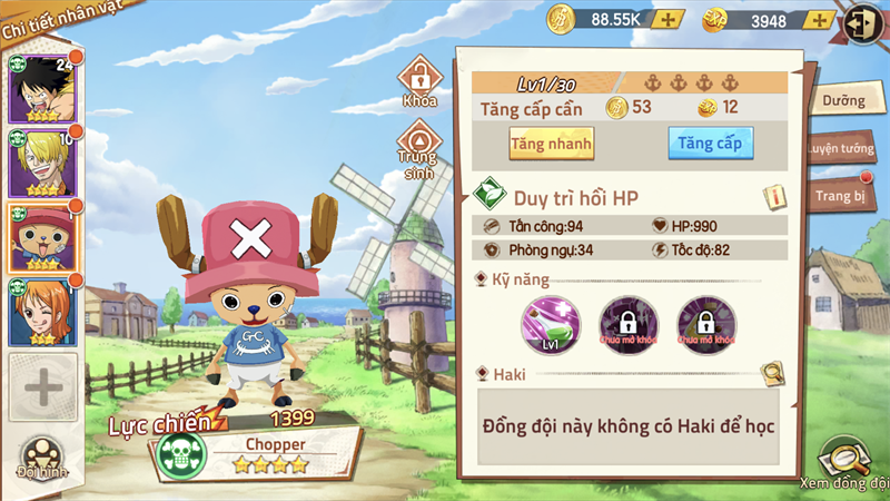 Kho Báu Truyền Thuyết - Game One Piece 3D Thế Hệ Mới Chopper-800x450