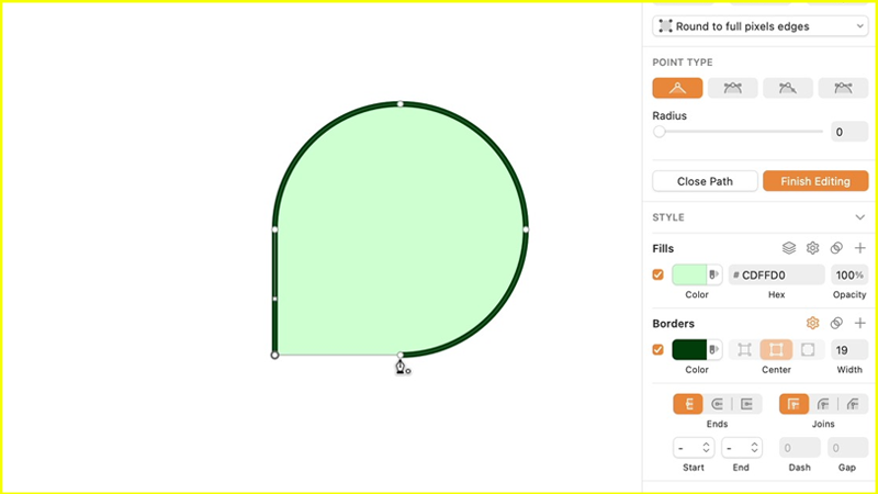 H&igrave;nh dạng mở v&agrave; đ&oacute;ng đường dẫn