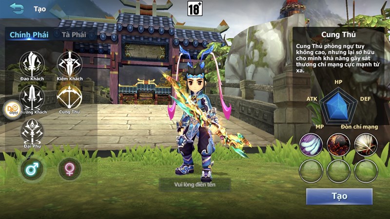 Nh&acirc;n vật Cung thủ