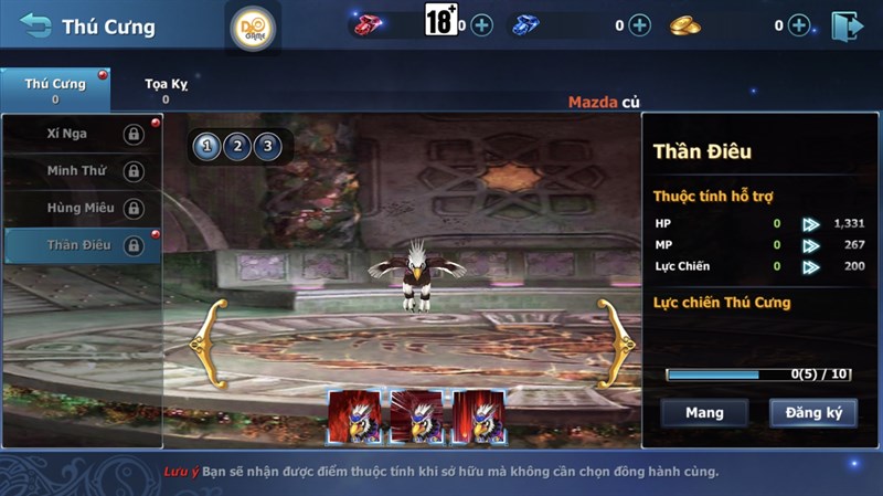 Th&uacute; cưng Thần Đi&ecirc;u