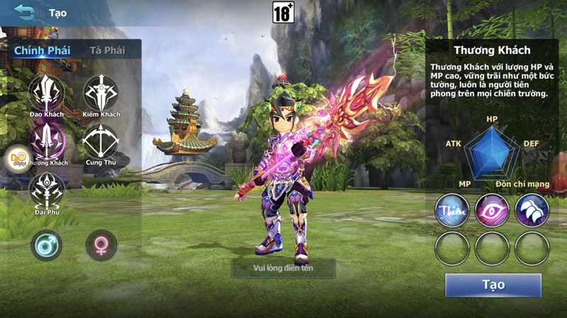 Lớp nh&acirc;n vật Thương kh&aacute;ch