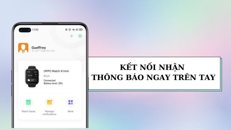 Nhận thông báo ngay trên thiết bị đeo tay Nhận thông báo ngay trên thiết bị đeo tay