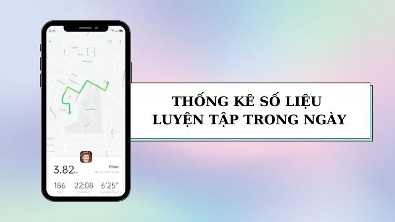 Thống kê các chỉ số luyện tập trong ngày Thống kê các chỉ số luyện tập trong ngày