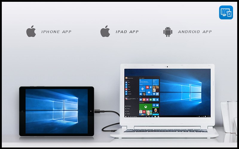 Splashtop Wired XDisplay tải được tr&ecirc;n nhiều thiết bị như Windows, MacOS, iOS, Android