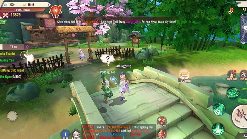 Nhận nhiệm vụ từ c&aacute;c NPC