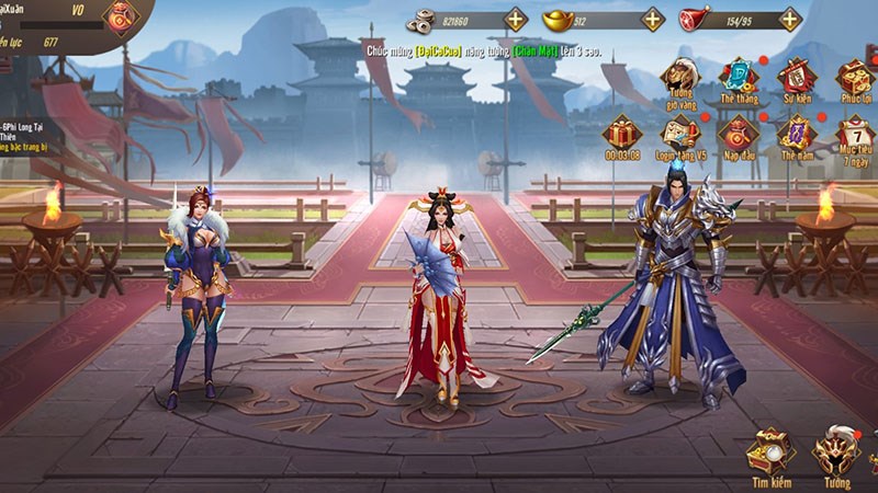 Một số tướng trong game