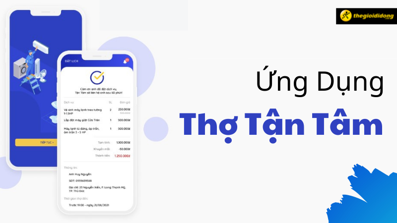 Thợ Tận Tâm - Cung cấp các dịch vụ sửa chữa, vệ sinh các thiết bị