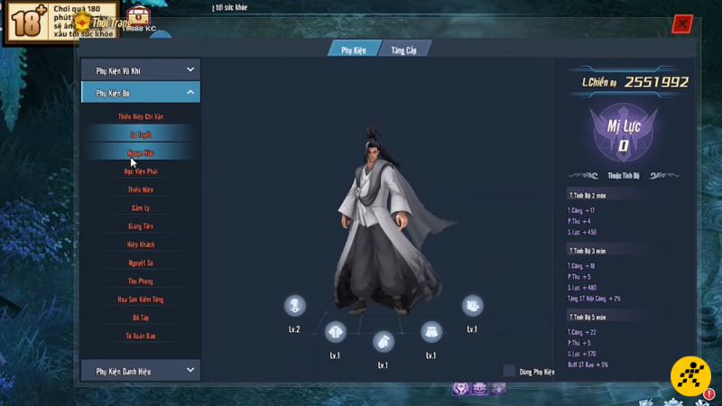 Nh&acirc;n vật được trau chuốt, thiết kế tốt