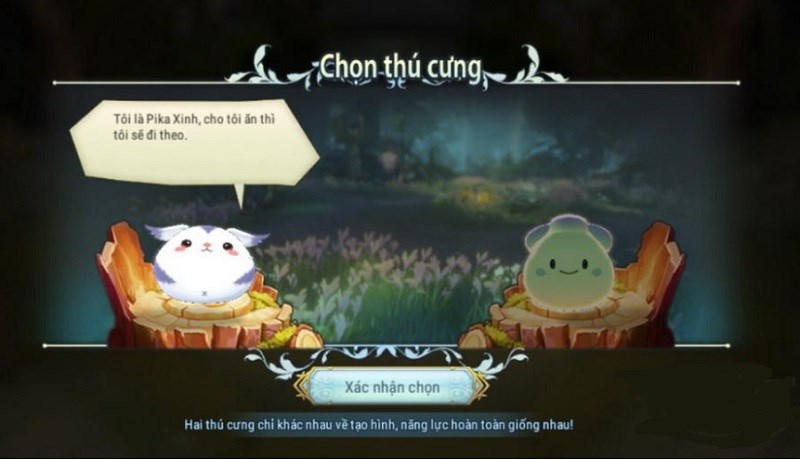 Chọn thú cưng Chọn thú cưng