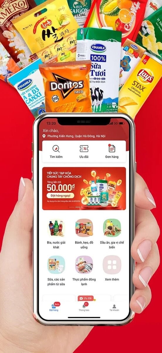 Đa dạng ng&agrave;nh h&agrave;ng