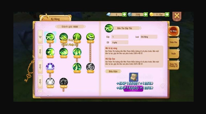 Bộ kỹ năng nh&acirc;n vật ho&agrave;nh tr&aacute;ng