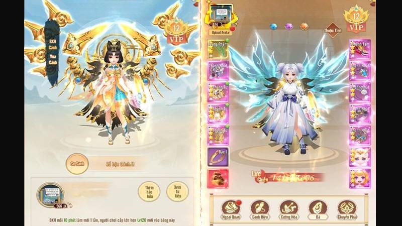 Trang bị nh&acirc;n vật ho&agrave;nh tr&aacute;ng