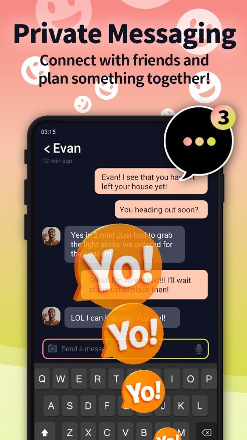 Nhắn tin, trò chuyện 1 - 1 với bạn bè Nhắn tin, trò chuyện 1 - 1 với bạn bè