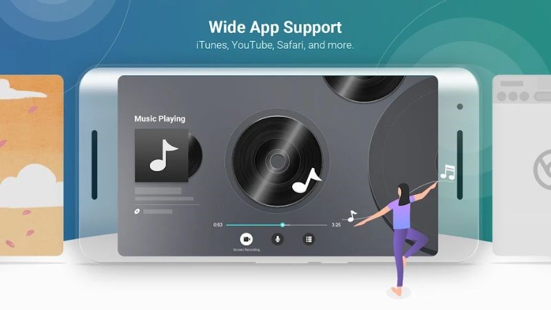 Hỗ trợ nhiều ứng dụng nghe nhạc, xem phim hiện nay