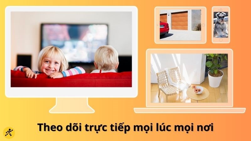 Cho ph&eacute;p th&ecirc;m nhiều camera v&agrave; theo d&otilde;i trực tiếp mọi l&uacute;c mọi nơi