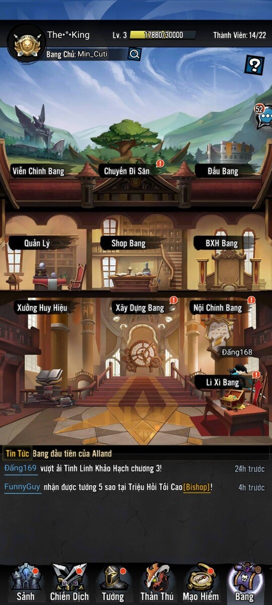 Chức năng bang hội