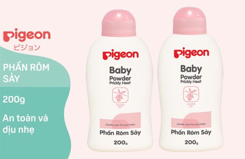 Phấn rôm cho bé Pigeon Prickly Heat 200g