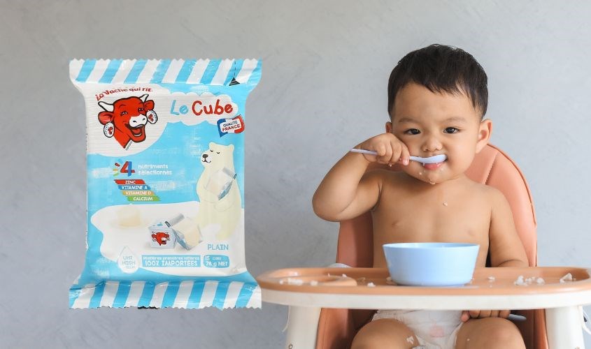 Phô mai Con Bò Cười Le Cube vị sữa 78g 15 viên/gói