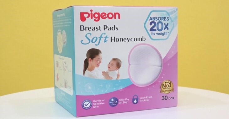 Miếng lót thấm sữa Pigeon Honeycomb được nhiều mẹ Việt Nam tin dùng 