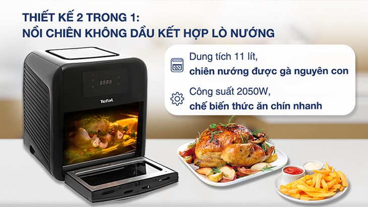 6 lý do nên mua nồi chiên không dầu Tefal cao cấp cho gia đình