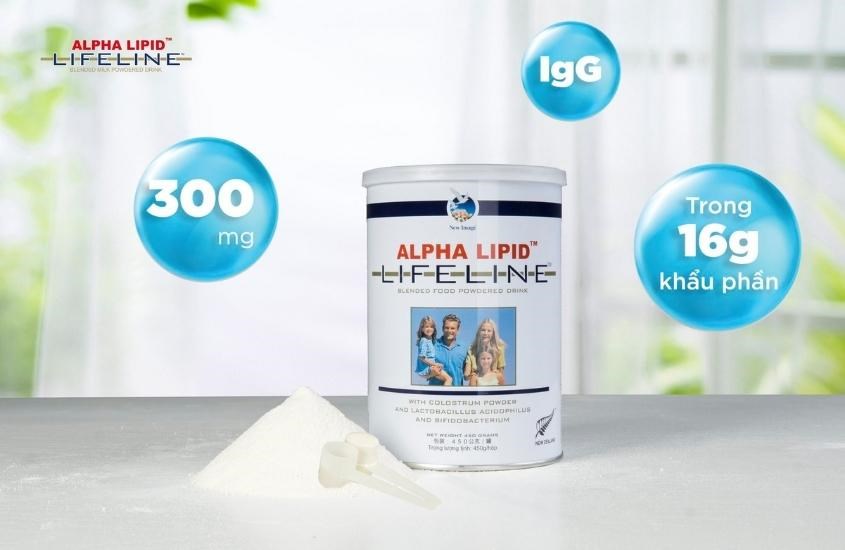Sữa non Alpha Lipid có nhiều chất dinh dưỡng tốt cho sức khỏe