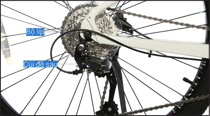 Xe đạp địa hình MTB Merida Victoria 700 27.5 inch Size M được trang bị bộ truyền động cao cấp từ hãng Shimano cho khả năng vận hành linh hoạt