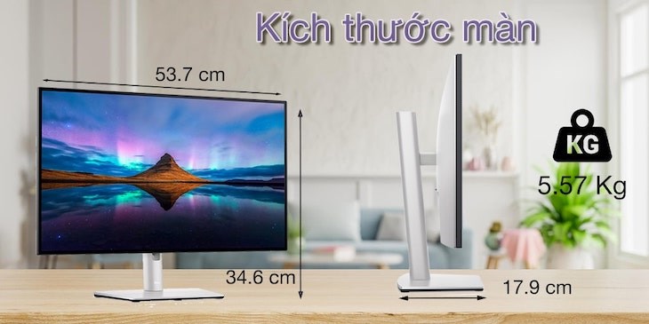 Kích thước màn hình bạn có phần xem ngay sau phần mã của sản phẩm